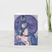 Carte de sirène sorcière de mer par Renee L. Lavoi (Dos)