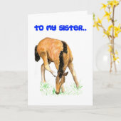 Carte de Sister (Fleur jaune)