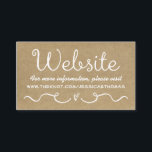 Carte de site mariage | Rustic Country Kraft<br><div class="desc">Carte de site mariage | Rustic Country Kraft</div>