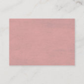 Carte de site Web Dusty Rose Floral Mariage (Dos)