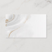 Carte de site Web Mariage aquarelle (Dos)