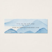 Carte de site Web Mariage Blue Mountain Range (Devant)