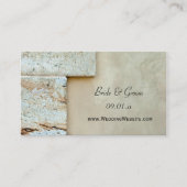Carte de site web Mariage Cornerstones (Devant)