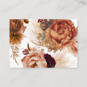 Carte de site Web Mariage de rouille et de terre c (Dos)