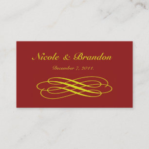 Carte de site Web Mariage Golden Fairy Tale