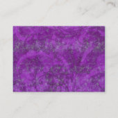 Carte de site Web Mariage Masquerade d'argent viol (Dos)