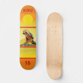 Carte de skateboard couleur King Cobra personnalis (Recto)
