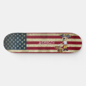 Carte de skateboard personnalisée American Pirate  (Horz)