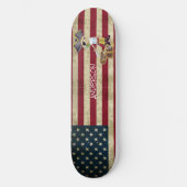 Carte de skateboard personnalisée American Pirate  (Recto)