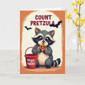 Carte de snack effrayant du comte Pretzulas (Fleur jaune)