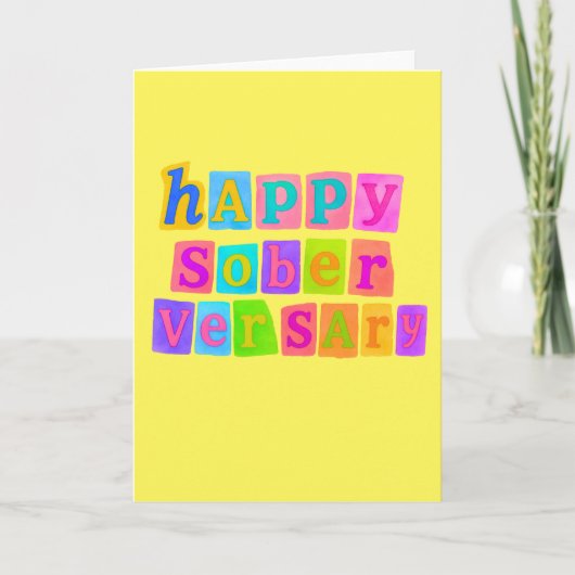 Carte de Soberversaire avec enveloppe 5x7" (Devant)
