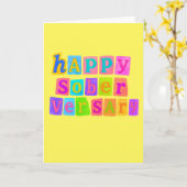 Carte de Soberversaire avec enveloppe 5x7" (Fleur jaune)