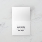 Carte de sobriété personnalisée nom mois années (Intérieur)