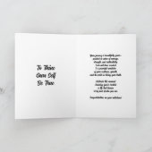 Carte de Sobriété Transgenre Personnalisée - Trans (Intérieur)