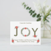 Carte de société élégante argent/or pour les fêtes (Debout devant)