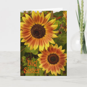 Carte de soeurs de tournesol