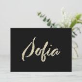 Carte de Sofia white gold (Debout devant)