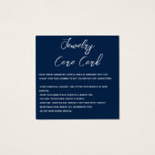 Carte de Soin Bijoux Merci moderne avec logo (Dos)