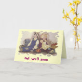 carte de soins (Fleur jaune)