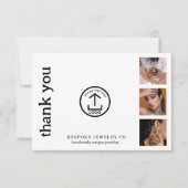 Carte de soins de bijoux Merci de commander l'inse (Devant)