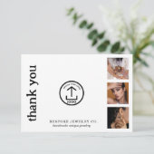 Carte de soins de bijoux Merci de commander l'inse (Debout devant)