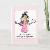 Carte de soins et de soins pour elle (Devant)