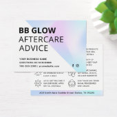 Carte de soins post-traitement Holographique BB (Bureau)