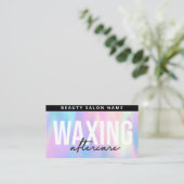 Carte de soins postérieurs à épilation holographiq (Debout devant)