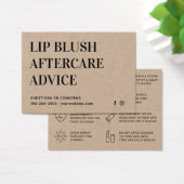 Carte de soins postérieurs à la lèvre Blush Lip Pr (Bureau)