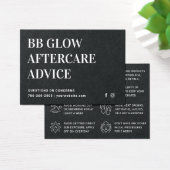 Carte de soins postérieurs Black Facial BB Glow Pr (Bureau)