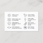 Carte de soins postérieurs Botox Gold Luxury (Dos)