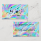 Carte de soins postérieurs Faux Holographic Foil (Devant / Derrière)