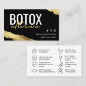 Carte de soins postérieurs Gold Botox (Devant / Derrière)