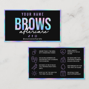 Carte de soins postérieurs Holographic Brows