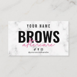 Carte de soins postérieurs Marble Pink Brows
