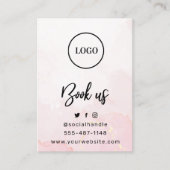 Carte de soins postérieurs Pink Gold Custom Logo W (Devant)