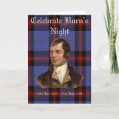 CARTE DE SOIRÉE DE BURN (Devant)