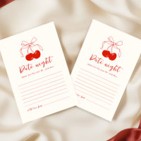 Carte de soirée de date de douche de mariage Ceris