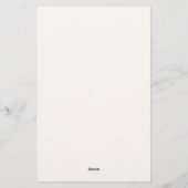 Carte de soirée de date de douche de mariage ceris (Dos)