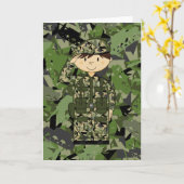 Carte de soldat de l'armée britannique (Fleur jaune)