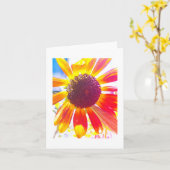 Carte de soleil du matin (Fleur jaune)