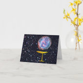 Carte de solstice de calice d'UU (Fleur jaune)