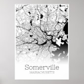 Carte de Somerville - Massachusetts - Poster de ca (Devant)