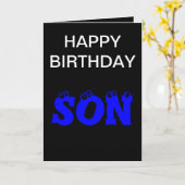 CARTE DE SON BIRTHDAY (Fleur jaune)