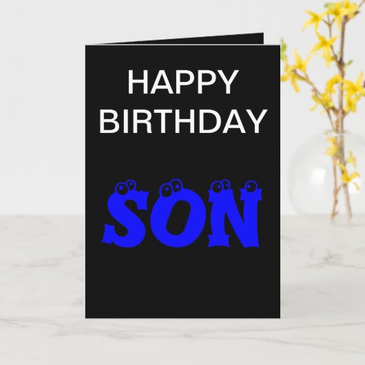 CARTE DE SON BIRTHDAY (Fleur jaune)