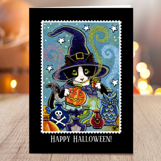 Carte de sorcière personnalisée "Odeur d'Halloween