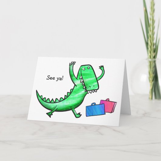 Carte de sortie de crocodile (Devant)