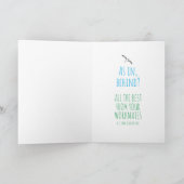 CARTE DE SORTIE PERSONNALISÉE DU COLLÈGUE DE TRAVA (Intérieur)