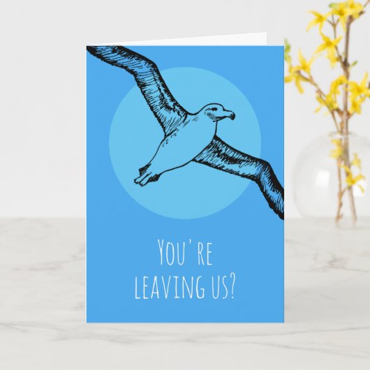 CARTE DE SORTIE PERSONNALISÉE DU COLLÈGUE DE TRAVA (Fleur jaune)