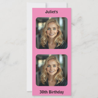 Carte de souhaits d'anniversaire rose